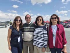 Sivrihisar Havacılık Merkezi'nde düzenlenen 11. SHG Airshow'da Nuri Demirağ ve Vecihi Hürkuş'un miraslarını temsil eden