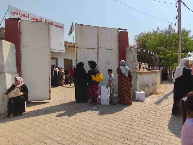 Türk Kızılay, Irak ve komşu ülkelerde başlattığı Yardım kampanyası kapsamında Kerkük kentinde 500 ihtiyaç sahibi aileye