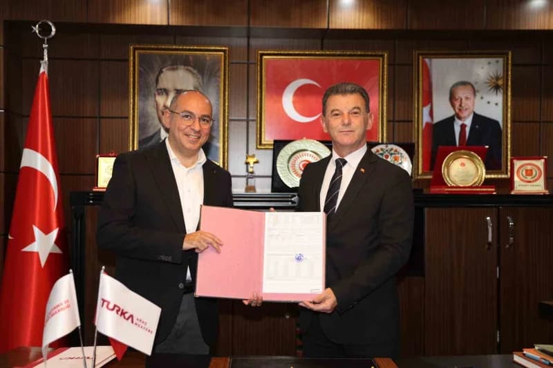 TURKA İcra Kurulu Üyesi Serhan Salman ve Kapaklı Belediye Başkanı Mustafa Çetin