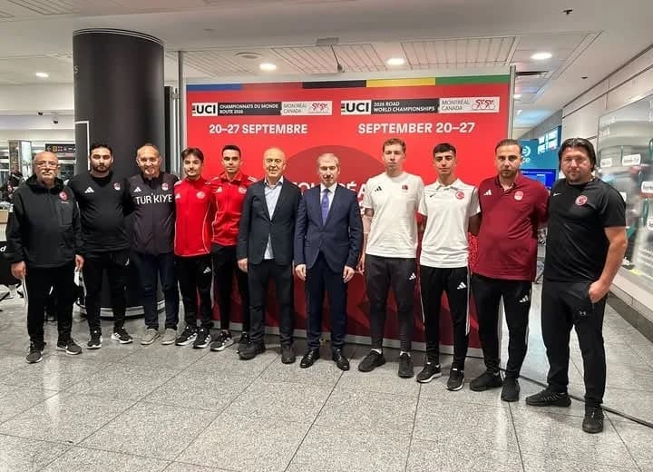 2026 UCI Dünya Yol Bisikleti Şampiyonası’nda Türkiye’yi temsil eden 5 genç bisikletçi Montreal parkurunda yarışıyor