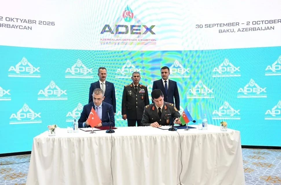 Azerbaycan’ın başkenti Bakü’de düzenlenen ADEX 2026 kapsamında Türkiye ile Azerbaycan arasında 500 milyon doları aşan Sa