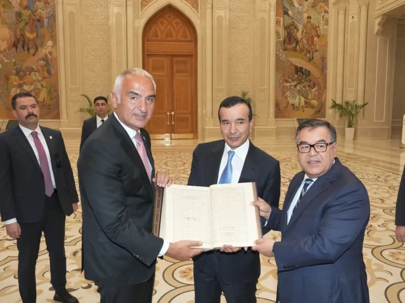 Türkiye ile Özbekistan arasında köklü kültürel bağları yeni çalışmalarla güçlendirmek için ‘Kültür Alanında İş Birliği M