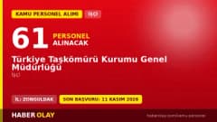 Türkiye Taşkömürü Kurumu 61 işçi alımı için başvuru detayları ve şartları