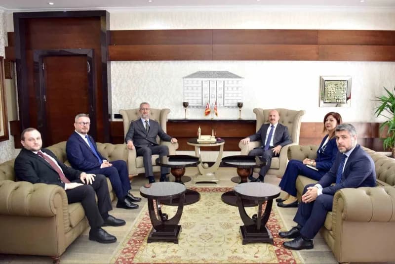 Ukrayna’nın Ankara Büyükelçisi Nariman Celalov, Aydın Valisi Dr. Osman Varol ve Aydın Büyükşehir Belediye Başkanı Özlem