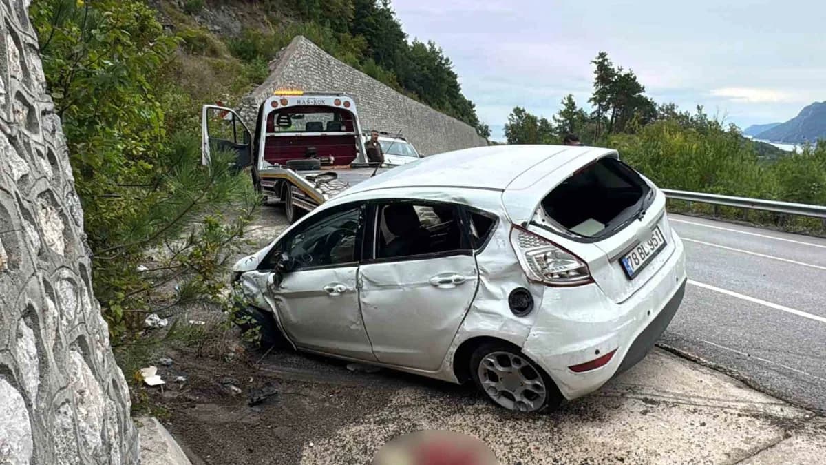 Bartın Amasra ilçesinde trafik kazasında ağır yaralanan 3 aylık Umay bebeğin tedavi gördüğü hastane