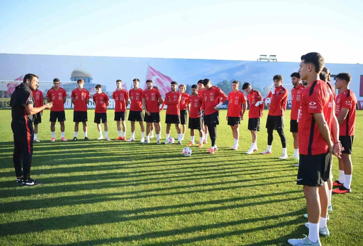 Ümit Milli Takım, 2027 UEFA Avrupa U21 Şampiyonası eleme grubu maçında Ukrayna ile oynayacağı maçın hazırlıklarına yaptı