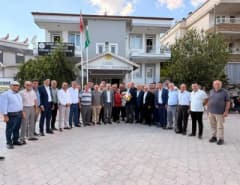 Çivril Ziraat Odası toplantı salonunda tarım sektörü ve üretici sorunları görüşülüyor