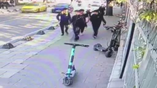 Üsküdar Selimiye Mahallesi’nde trafik kazası sonrası olay yeri ve polis ekipleri