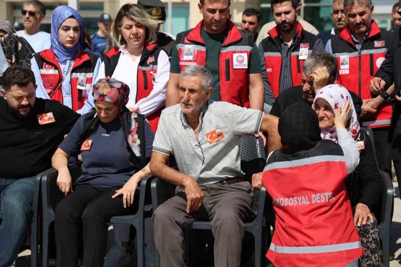 Zeytin Dalı harekât Bölgesi’nde geçirdiği kalp krizi sonucu şehit olan Elazığlı Tankçı Uzman Çavuş Coşkun Sevim’in naaşı