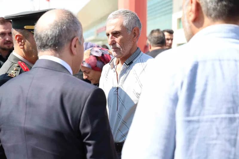 Zeytin Dalı harekât Bölgesi’nde geçirdiği kalp krizi sonucu şehit olan Elazığlı Tankçı Uzman Çavuş Coşkun Sevim’in naaşı