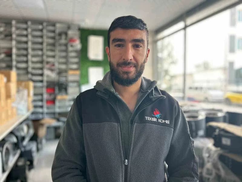 Kombi bakım ustası Muhammed Cihad Ebinç