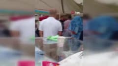 Malatya kent merkezinde pazarda fenalaşan Milletvekili Veli Ağbaba ambulansla hastaneye kaldırıldı