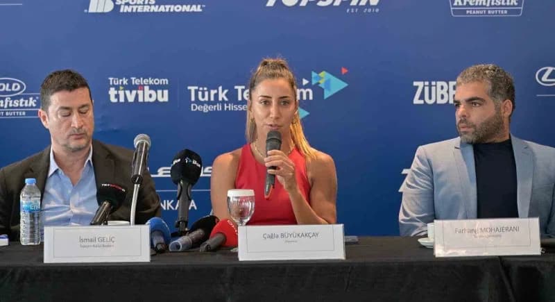 Ankara'da ilk kez Kadınlar Tenis Birliği (WTA 125) seviyesinde Türk Telekom Ankara Open açılış toplantısı düzenlendi.