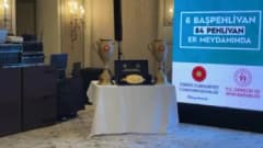 İstanbul Atatürk Havalimanı Millet Bahçesi'nde düzenlenecek Yağlı Güreş Cumhurbaşkanlığı Kupası organizasyonundan bir gö