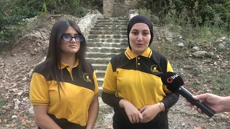 Öğrenciler, tarihi tünelleri 360 derece görüntüleyerek dijital ortama aktarırken, ziyaretçilerin tarihi yapıyı VR gözlük