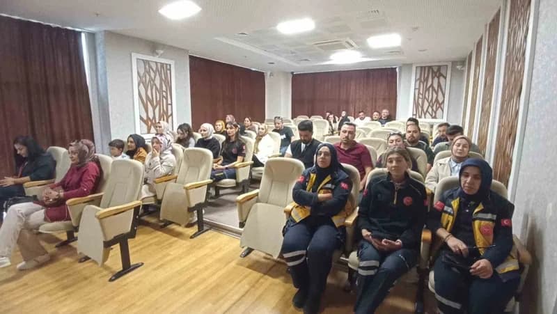 Havza’da görev yapan İtfaiye ve 112 acil sağlık personeli