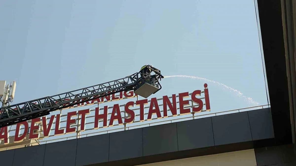 Hatay'da Hassa Devlet Hastanesi’nde olası yangın ve Acil durumlara karşı hazırlık düzeyinin artırılması amacıyla yangın