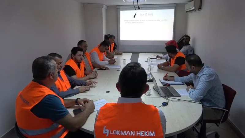 Lokman Hekim Van Hastanesinde yangın tatbikatı gerçekleştirildi.