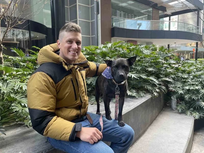 Avustralyalı teknoloji girişimcisi Paul Conyngham ve köpeği Rosie, yapay zeka destekli kanser aşısı geliştirme sürecinde