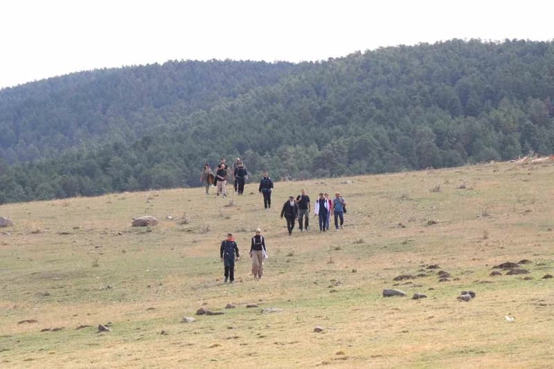 Oltu yürüyüş grubu, bu hafta doğa yürüyüşü için Erzurum’un Şenkaya ilçesi sınırlarında, Erzurum, Artvin ve Ardahan iller