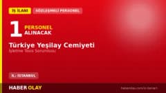 Yeşilay İstanbul Üsküdar kafe işletmesi için İşletme Sorumlusu personel alımı ilanı