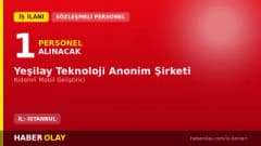 Yeşilay Teknoloji A.Ş. Kıdemli Mobil Geliştirici personel alımı ilanı 2026