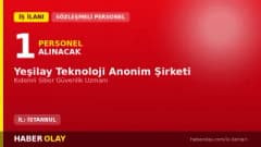 Yeşilay Teknoloji Kıdemli Siber Güvenlik Uzmanı personel alımı ilanı