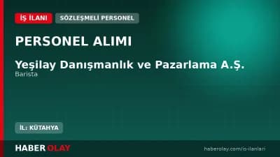 Yeşilay Kütahya kitap kafe için barista alımı ve çalışma şartları