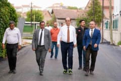 Yeşilyurt Samanlı Mahallesi’nde devam eden sıcak asfalt ve yol yenileme çalışmaları
