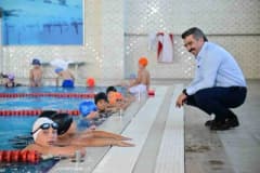 Yıldırım Belediyesi Kış Spor Okulları’nda çocuklar farklı spor branşlarında eğitim alıyor
