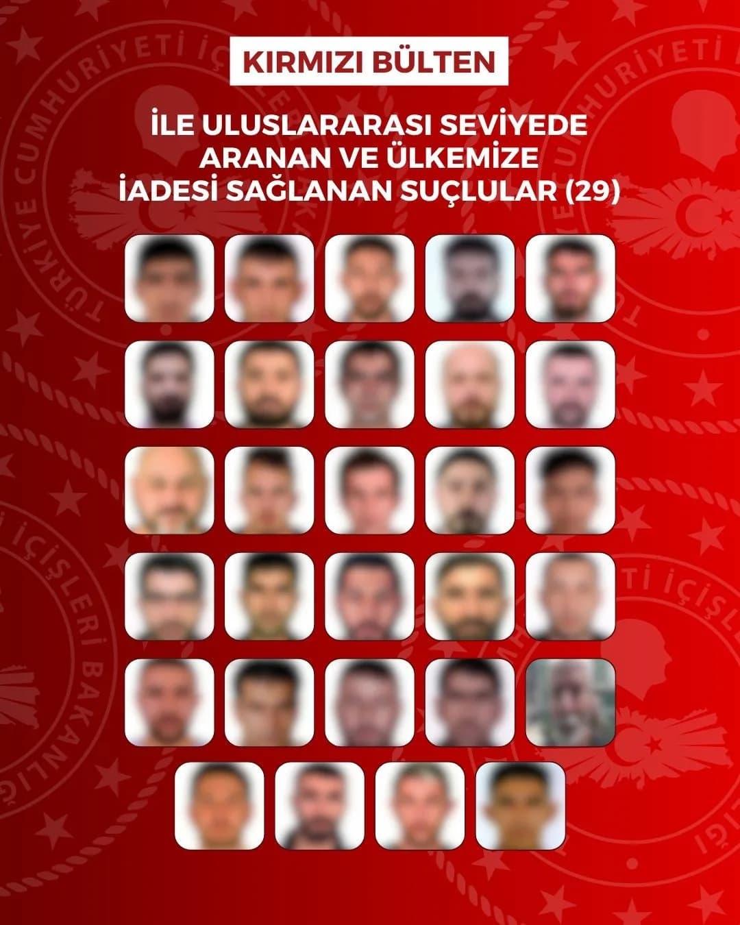 Yurt dışında aranan 76 şüpheli Türkiye'ye iade edildi