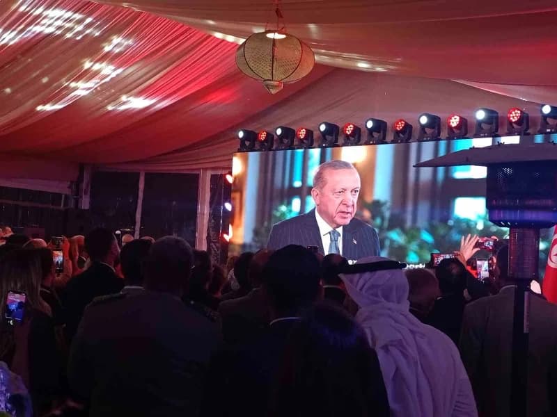 Türkiye’nin Tunus Büyükelçiliği’nde düzenlenen 29 Ekim Cumhuriyet Bayramı resepsiyonundan bir kare
