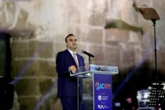 77. Uluslararası Uzay Kongresi'nin Antalya'da düzenlenen gala programından bir görüntü
