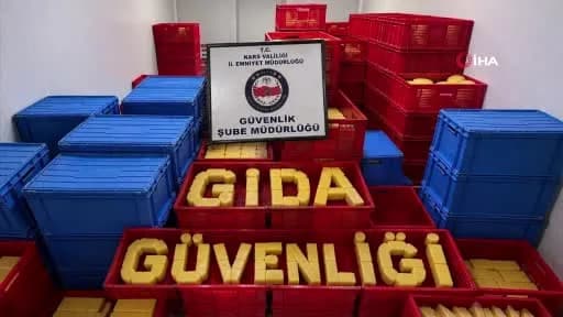 81 ilde düzenlenen gıda güvenliği operasyonunda ele geçirilen sahte ve tağşiş ürünler
