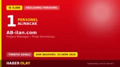 AB-ilan.com Project Manager pozisyonu için personel alımı ilanı