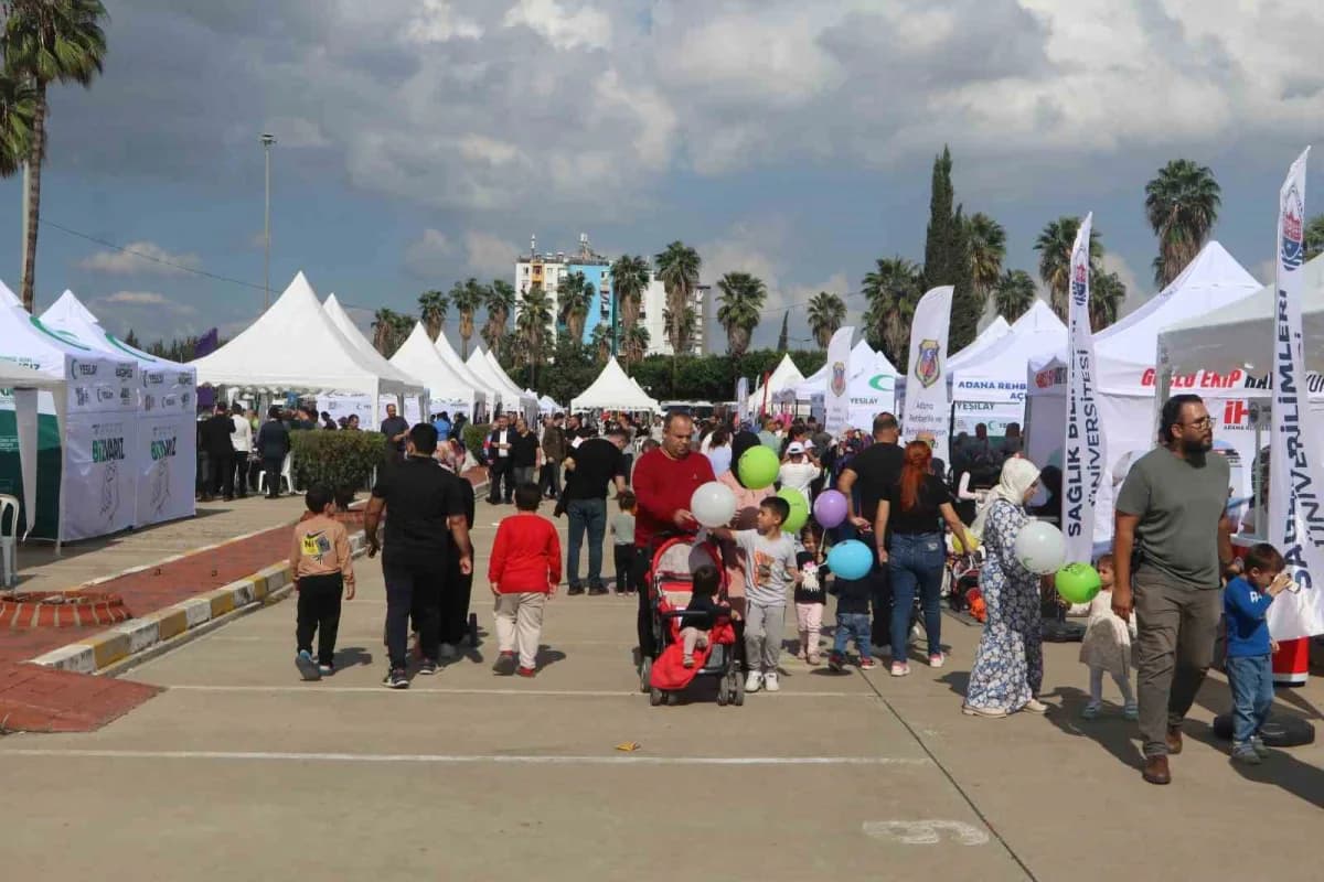 Adana’da aileler bağımlılığa karşı festivalde buluştu