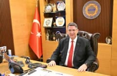 AESOB Başkanı Adlıhan Dere, Dünya Standartlar Günü açıklaması yaparken