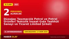 Afyonkarahisar Düzağaç Taşımacılık Ltd. Şti. 2 beden işçisi alımı ilanı