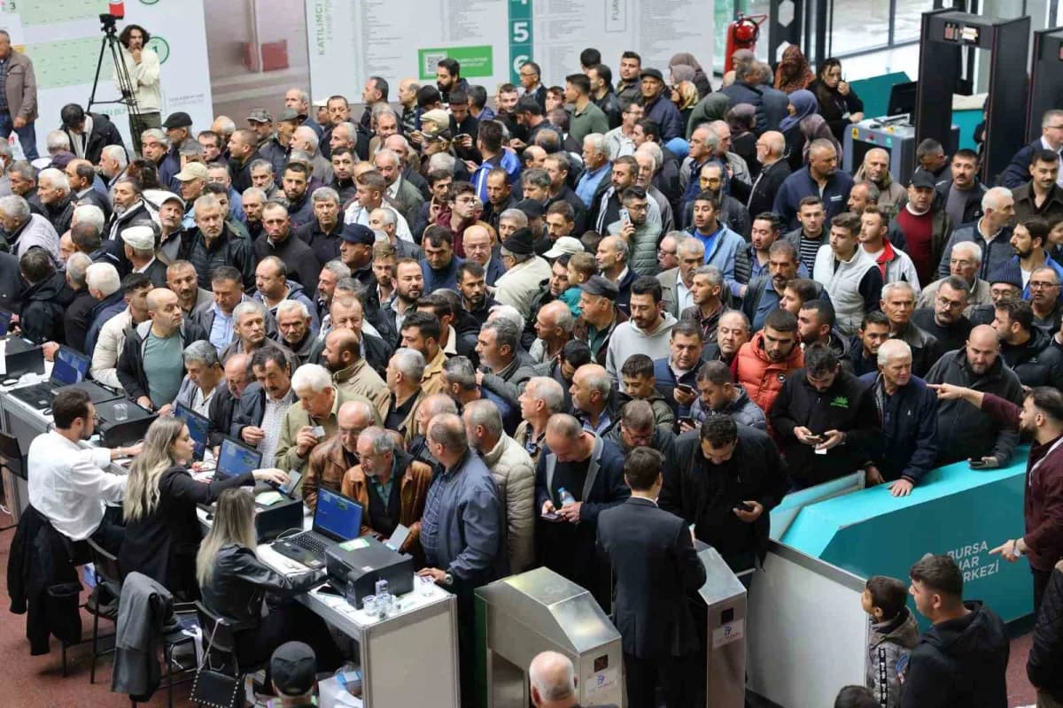 Bursa Uluslararası Fuar ve Kongre Merkezi’nde düzenlenen AgroGreen Bursa Tarım Fuarı’ndan bir görünüm