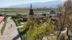 Samsun Ladik Ambarköy Açık Hava Müzesi'nde sergilenen üç asırlık ahşap cami
