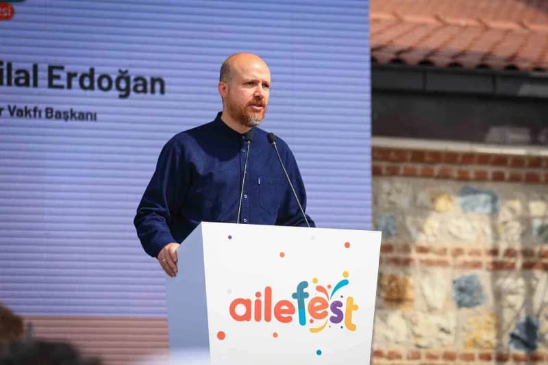 Türkiye Gönüllü Teşekküller Vakfı Mütevelli Heyeti Başkanı ve AileFest Yönetim Kurulu Başkanı Necmeddin Bilal Erdoğan