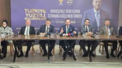 AK Parti Genel Başkan Yardımcısı Kürşad Zorlu Tekirdağ'da basın toplantısında konuşuyor