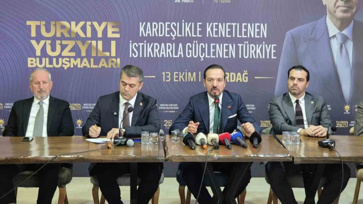 AK Parti Genel Başkan Yardımcısı ve Türk Devletleri ile İlişkiler Başkanı Prof. Dr. Kürşad Zorlu, Türkiye Yüzyılı Buluşm