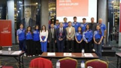 Alaşehirli genç sporcular Polonya’daki 2026 FAI Uzay Modelleri Avrupa Şampiyonası’nda madalya töreninde