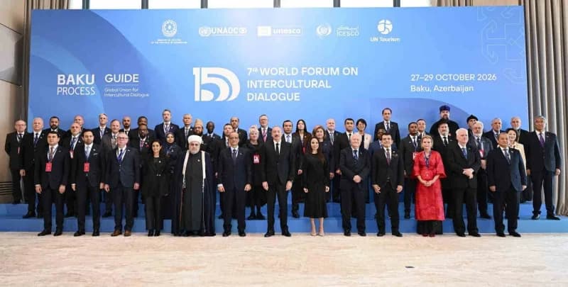 Azerbaycan Cumhurbaşkanı İlham Aliyev, Bakü’de 7. Dünya Kültürlerarası Diyalog Forumu açılışında