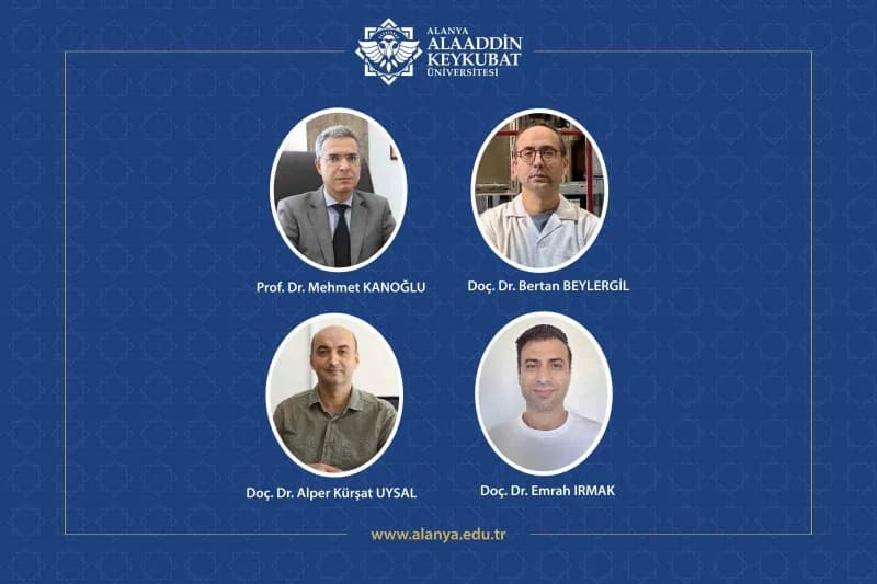 Alanya Alaaddin Keykubat Üniversitesi kampüsünde akademisyenler ve bilimsel çalışmalar
