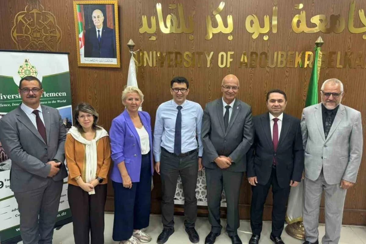 ALKÜ Rektörü Prof. Dr. Kenan Ahmet Türkdoğan, Cezayir’deki Tlemcen Üniversitesini ziyaret etti
