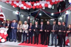 Altıeylül Belediyesi Araç Bakım ve Onarım Hizmet Binası açılış töreninden görüntü