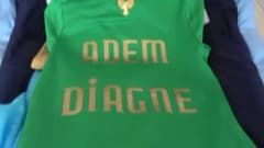 Diyarbakır'da Mehmet Yücel, oğluna Amedspor futbolcusu Mbaye Diagne'nin adını verdi