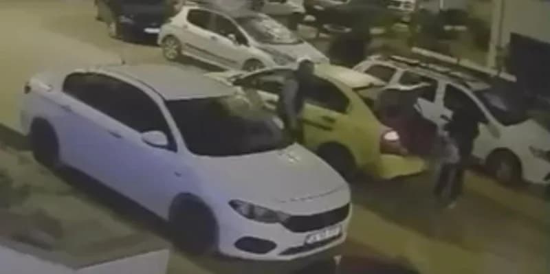 Olay anı kamera kaydı